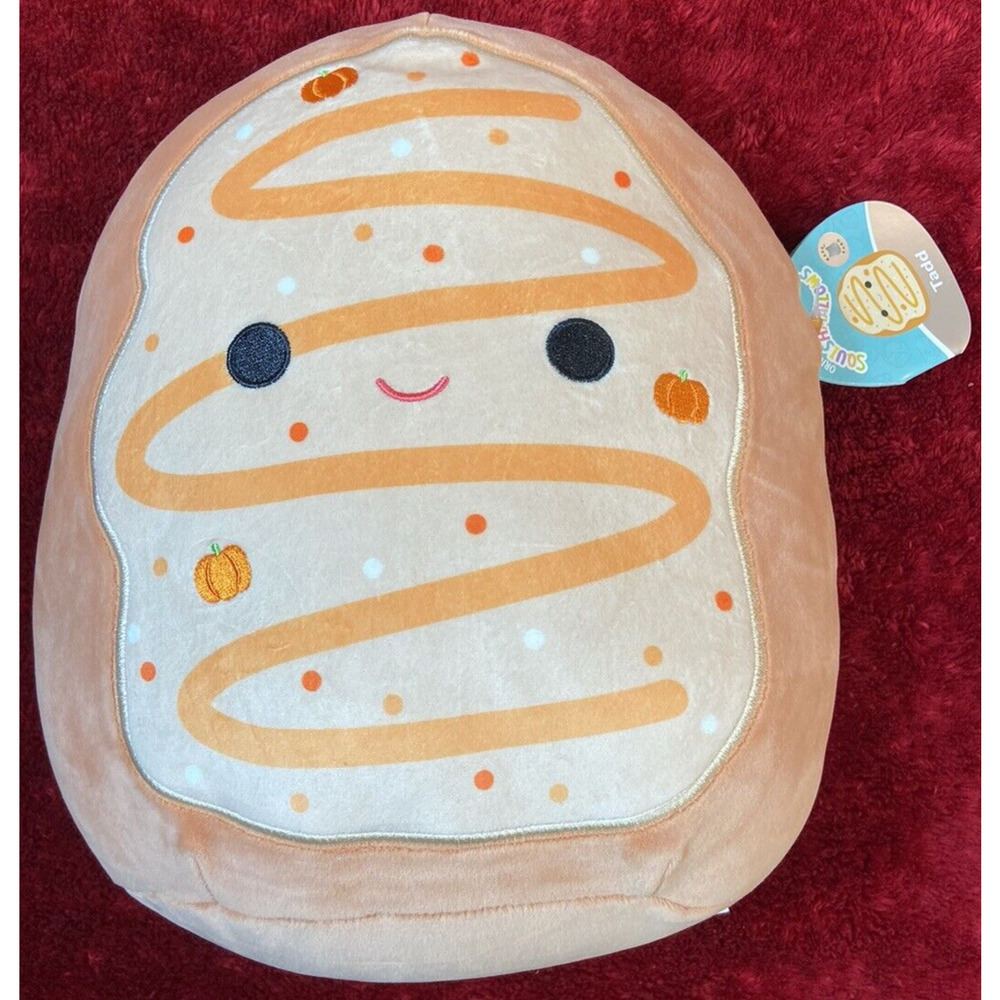 Tadd Pumpkin Bread Original Squishmallow 11 inch Tall Super Soft Jazzwares Rare